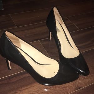 Black patent leather cole haan heels